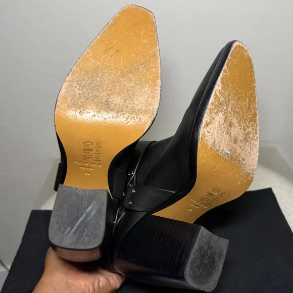 rag & bone leather Rio Western Ankle Boot 40 / US 10